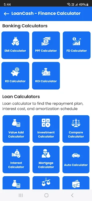 LoanCash - Finance Calculator Screenshot 0