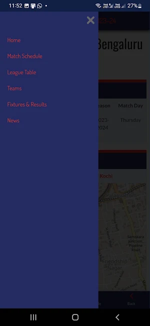 ISL 2023 Schedule | Live Score Screenshot 3