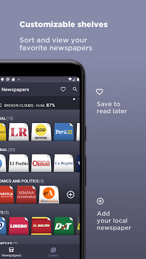 Peruvian Newspapers Screenshot 1