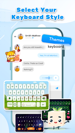 KeyStyle: Keyboard Theme, Font Screenshot 1