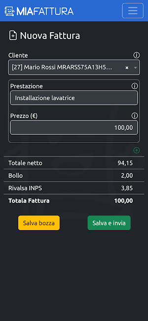 MiaFattura Screenshot 0