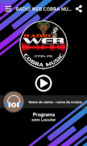 RÁDIO WEB COBRA MUSIC Screenshot 0