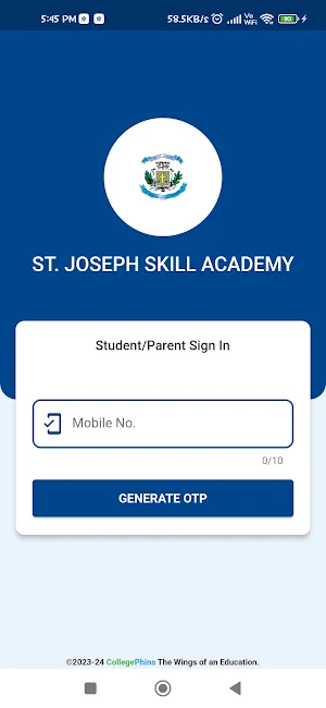 ST. JOSEPH SKILL ACADEMY Screenshot 0