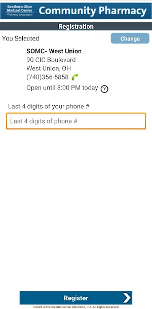 SOMC Pharmacy Screenshot 1