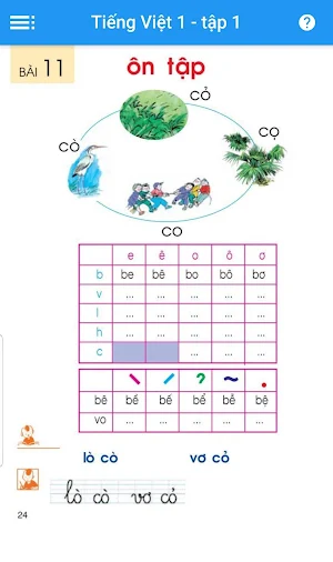 Tiếng Việt 1 - tập 1+2 Screenshot 2