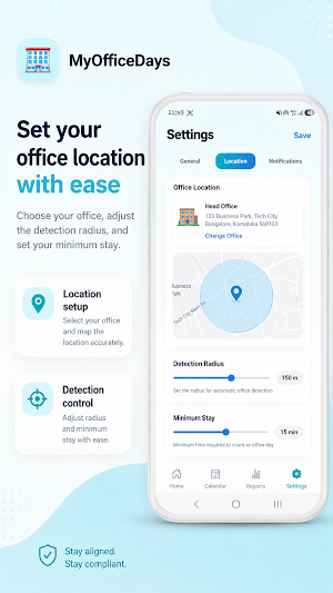 MyOfficeDays Screenshot 2