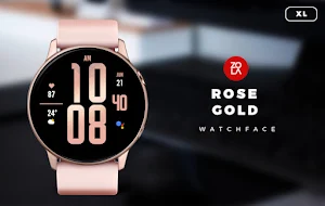Rose Gold XL Watch Face Screenshot 0