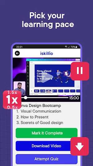 iskillio - Learn skills online Screenshot 2