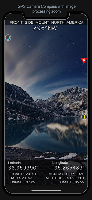 GPS Photo Stamp Cam with Zoom Screenshot 2