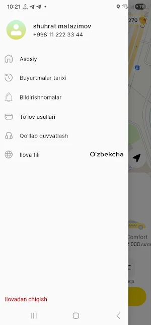 Shanaraq GO Qala ishi taksi Screenshot 1