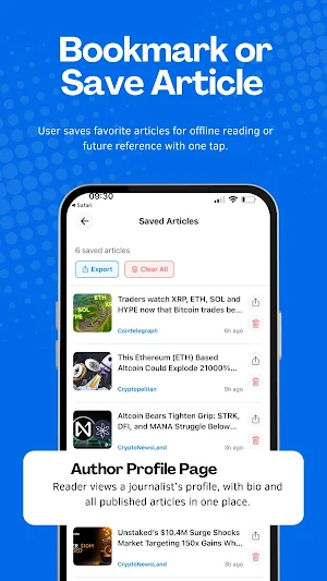 Crypto News Aggregator Screenshot 3
