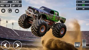 Monster Truck Stunt Truck Game Screenshot 2