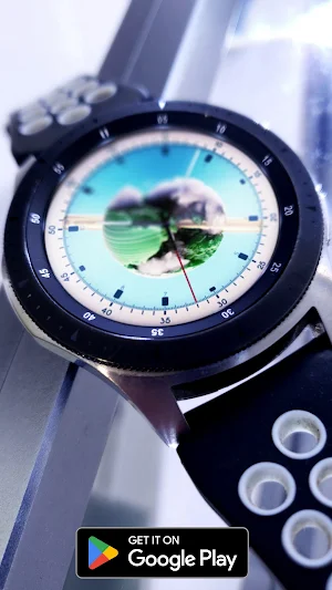 Abstract Green Watch Face Screenshot 2