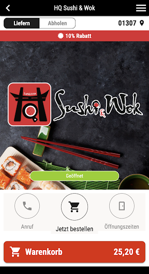 HQ Sushi & Wok Dresden Screenshot 0