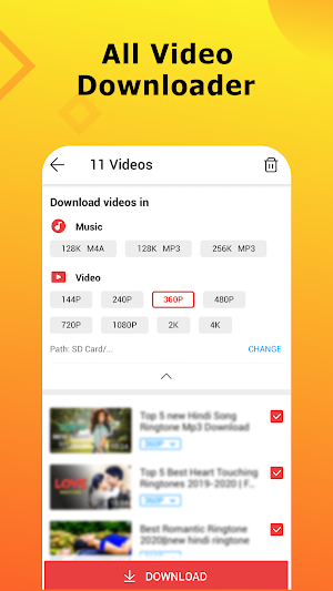 Video & Mp3 Music Downloader Screenshot 3