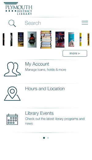 Plymouth (MI) District Library Screenshot 1