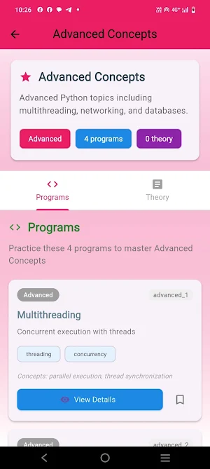 Python Tutorials:Learn Coding Screenshot 1