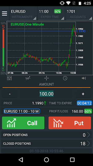 Dual Options Trader Screenshot 1