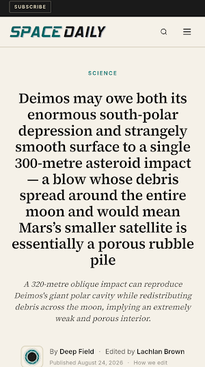 SpaceDaily Screenshot 3