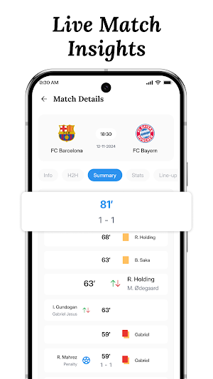 Football Live Score Highlights Screenshot 2