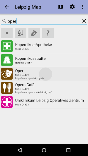 Leipzig Offline City Map Lite Screenshot 1