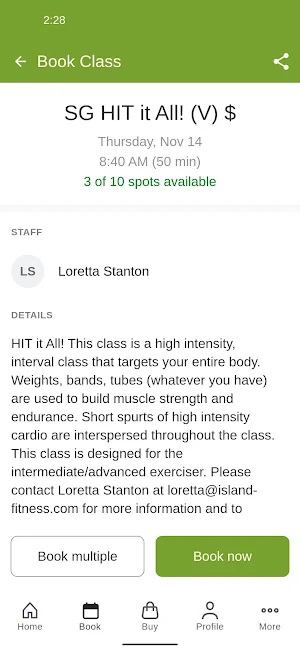 Island Fitness Bainbridge Screenshot 2