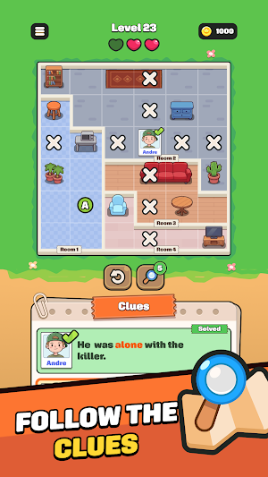 Cluedoku: Logic Grid Puzzles Screenshot 0