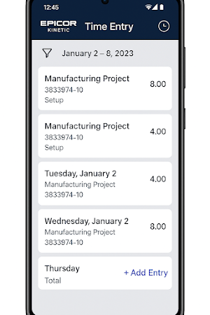 kairos Time Entry Test Screenshot 0