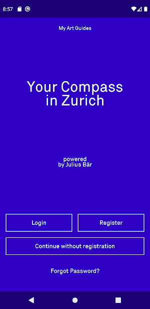 My Art Guide Zurich 2020 Screenshot 2