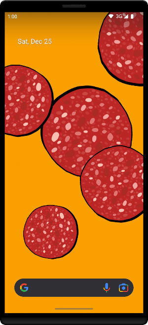 Pepperoni Live Wallpaper Screenshot 0