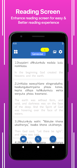 Zulu English Bible Screenshot 0