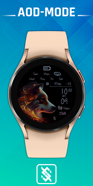 BFF56- Neon Art Fox and Flower Screenshot 1