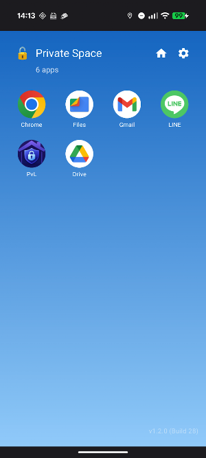 Private Launcher Screenshot 1