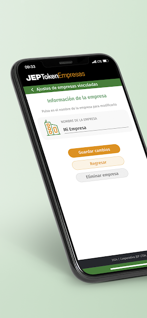 JEP Token Empresas Screenshot 1