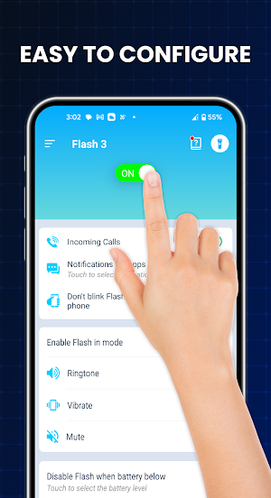 Flash Alert - Flashlight & SMS Screenshot 2