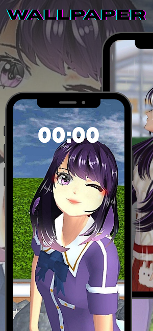 Sakura Wallpaper Hijab School Screenshot 0