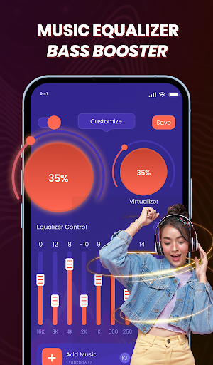 Equalizer Simple Bass Booster Screenshot 1