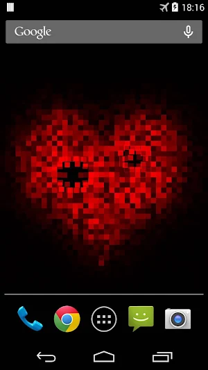 Pixel! Heart Live Wallpaper Screenshot 1
