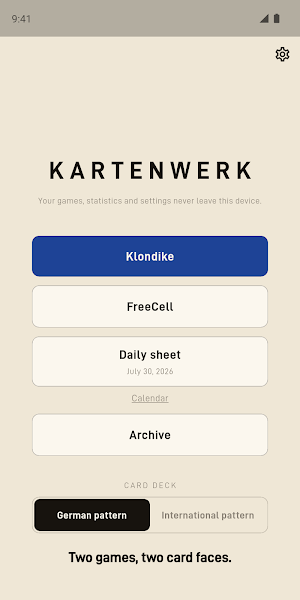 Kartenwerk: Solitaire FreeCell Screenshot 2