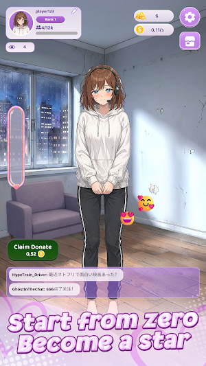 Viral Streamer: Idle Clicker Screenshot 1