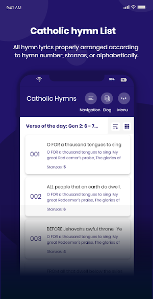 Catholic hymn book Screenshot 0