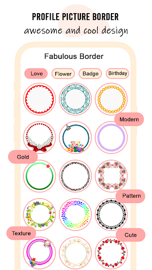 Profile Picture Border, Frame Border, DP Maker Screenshot 2