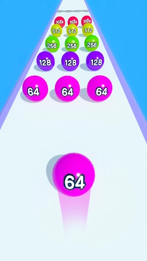 Rolling Ball Run Numbers Games Screenshot 2