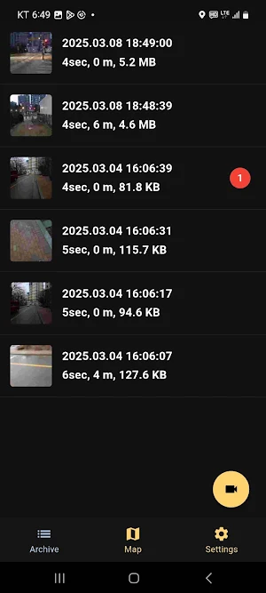 Dash Cam Screenshot 1