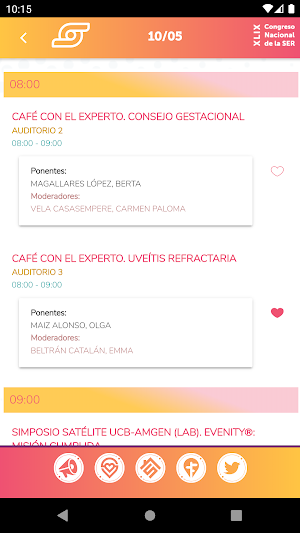 XLIX Congreso SER Screenshot 2