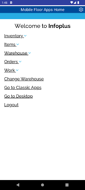 Infoplus Commerce Companion Screenshot 1
