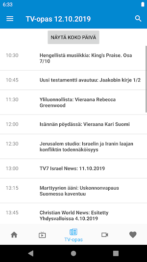 Taivas TV7 Screenshot 3