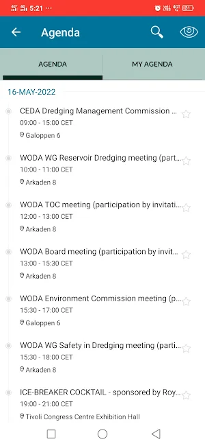 WODCON XXIII CONGRESS APP Screenshot 2