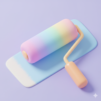 Paint Roller Path 3D