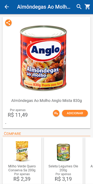 PaguePouco Supermercado Online Screenshot 1